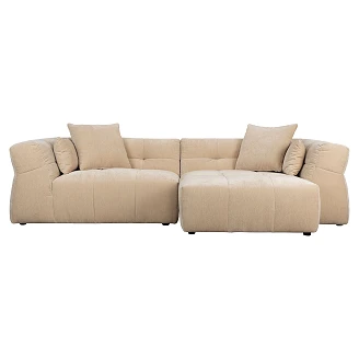 Dutchbone Sofa Høyre Hodge Beige