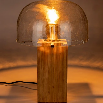 Dutchbone Bordlampe Mavery Natur Eik