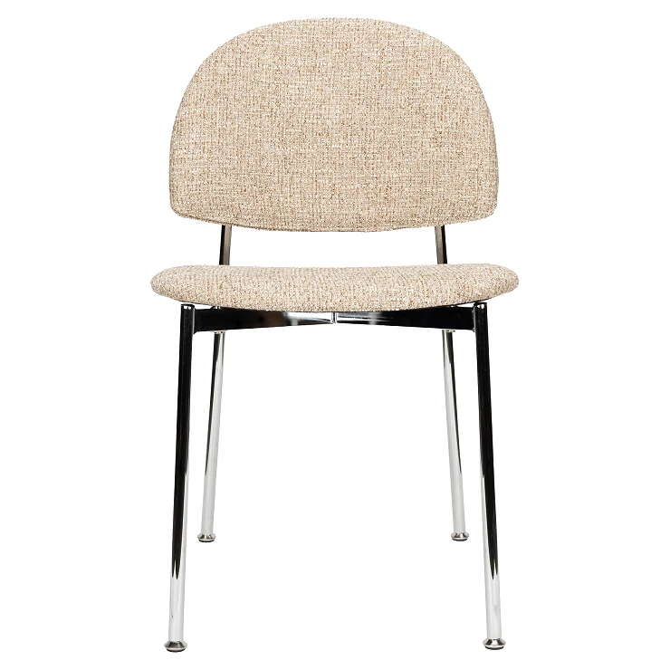 Zuiver Stol Sunrise Beige, Sølv
