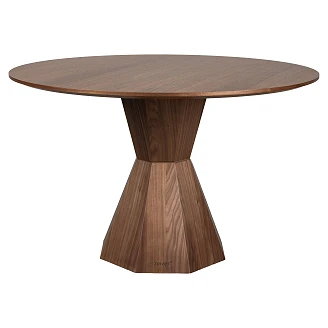 Zuiver Spisebord Lotus Ny Valnøtt Ø120 cm