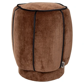 Dutchbone Sittepuff Donna Alpha Mørkebrun