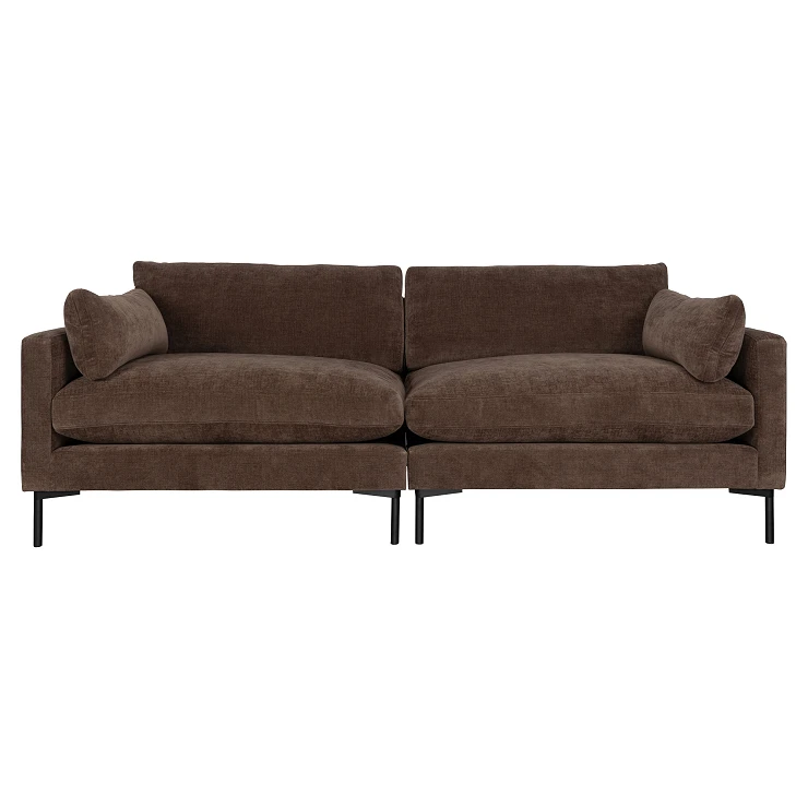 Zuiver Sofa 3-seters Summer Mørkebrun
