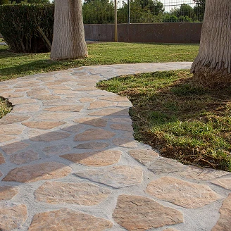 Gulvflis Garden Stone Brun Matt 15x22 cm