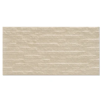 Veggflis Arild Beige Matt-Relieff 15x30 cm