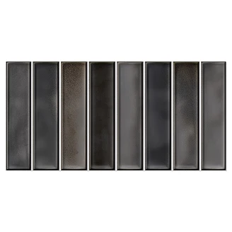Veggflis Glimmer Mörkblå Blank 15x30 cm