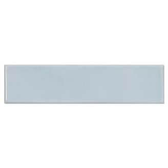 Veggflis Rill Ljusblå Blank 8x30 cm