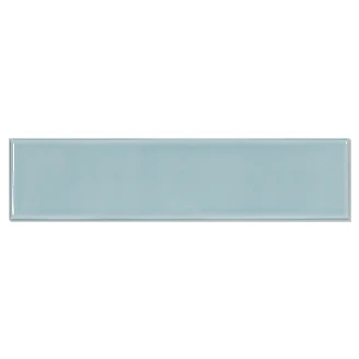 Veggflis Rill Akvamarin Blank 8x30 cm