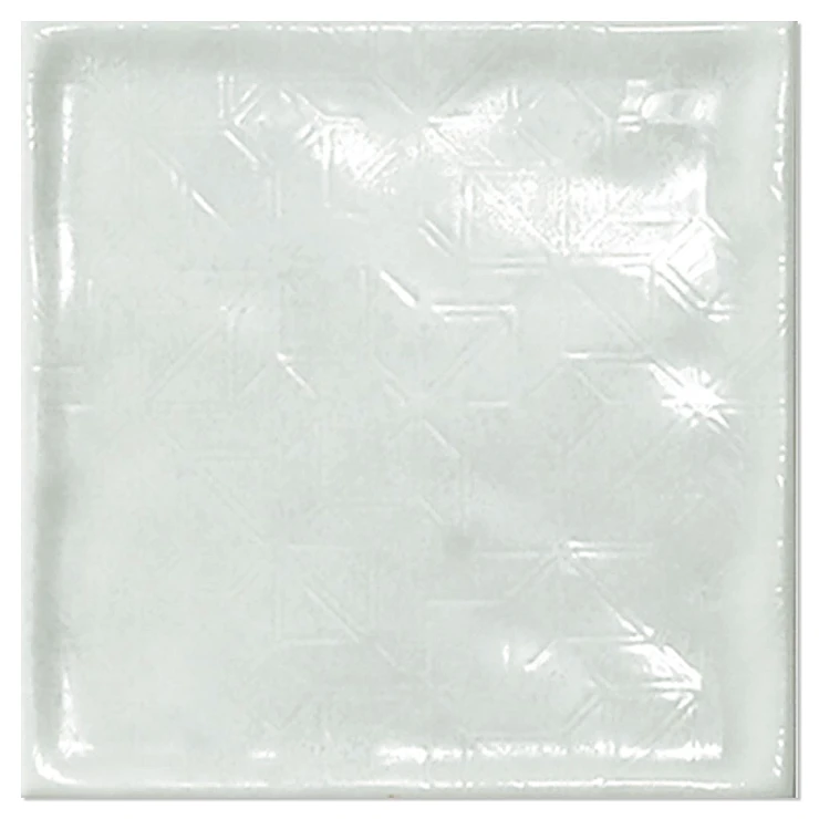 Dekor Veggflis Smycke Hvit Blank-Relieff 15x15 cm