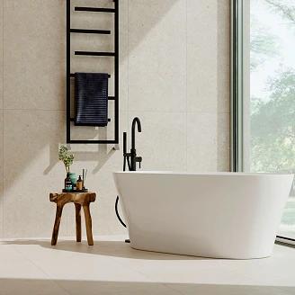 Gulvflis Kalksten Nord Beige Matt 60x60 cm