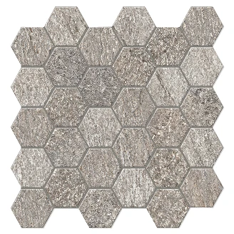 Unicomstarker Mosaikk Gulvflis Arenite Grigio Matt 25x26 cm