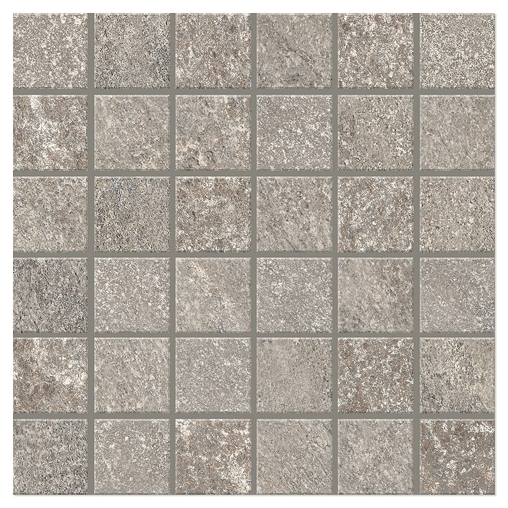 Unicomstarker Marmor Mosaikk Gulvflis Grigio Matt 30x30 (5x5) cm