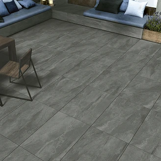 Unicomstarker Utendørsflis Board Graphite Matt 60x91 cm Tykkelse 20 mm