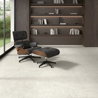 Unicomstarker Gulvflis Blooming Stone Alabaster White Matt 120x120 cm