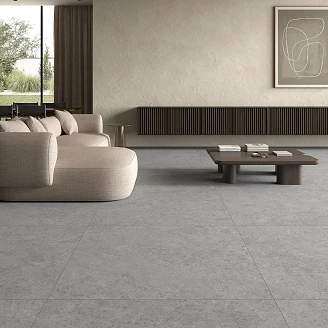 Unicomstarker Gulvflis Blooming Stone Misty Grey Matt 120x120 cm