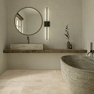 Unicomstarker Gulvflis Chateaux Beige Matt-Rustikk 40x60cm, 40x40cm, 20x40cm, 20x20cm