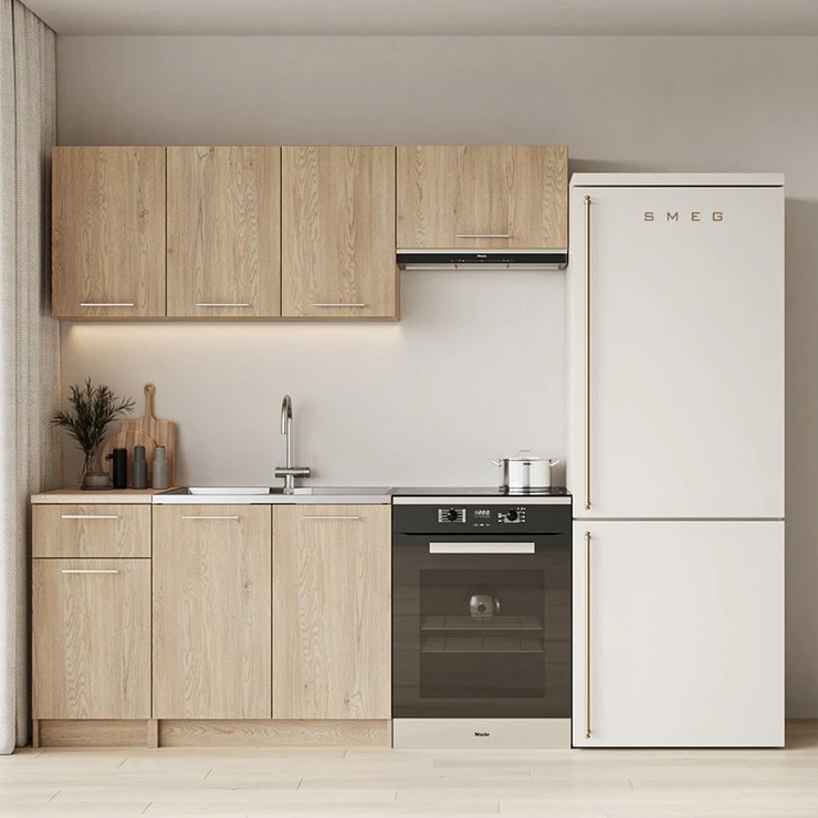 Kjøkken Porto Cremona Eik 180 cm med Benkeplate
