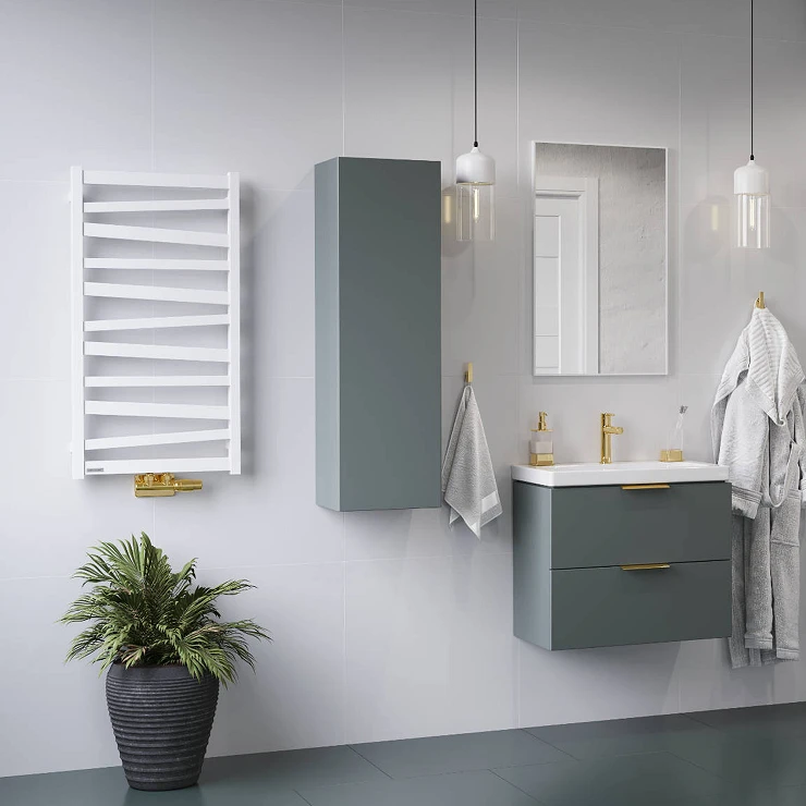 Høyskap Blanche Salviegrønn Matt 110 cm