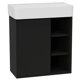 Servantskap Teno med Servant Svart Matt 60 cm