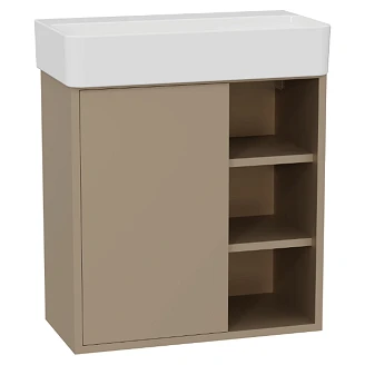 Servantskap Teno med Servant Cappuccino Matt 60 cm
