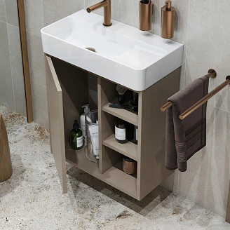 Servantskap Teno med Servant Cappuccino Matt 60 cm
