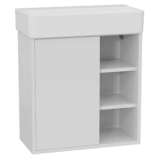 Servantskap Teno med Servant Hvit Blank 60 cm