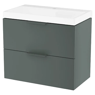 Servantskap Blanche med Servant Salviegrønn Matt 65 cm