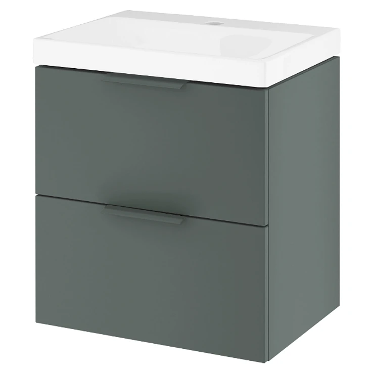 Servantskap Blanche med Servant Salviegrønn Matt 50 cm