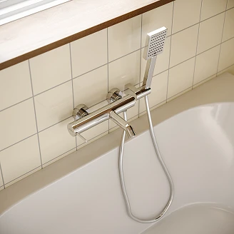 Badekarbatteri Valori Krom Blank