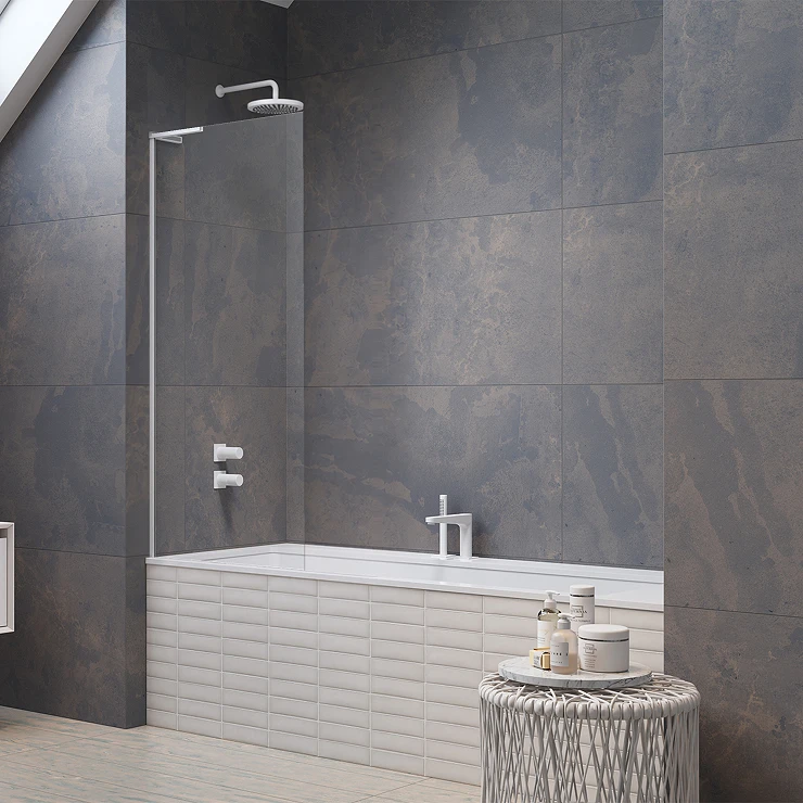 Radaway Badekarvegg Modo 70 cm Hvit Matt Venstre