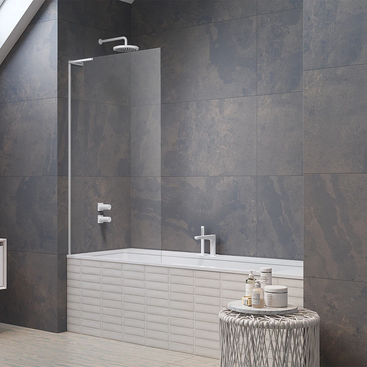 Radaway Badekarvegg Modo 90 cm Hvit Matt Venstre