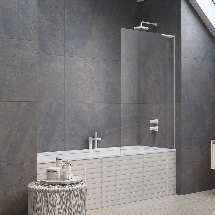 Radaway Badekarvegg Modo 90 cm Hvit Matt Høyre