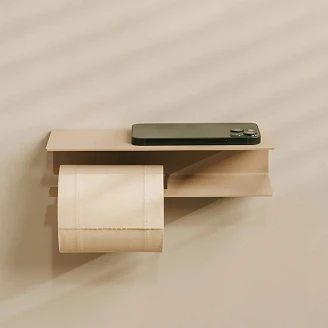 Toalettpapirholder Sommardopp 23 cm Beige