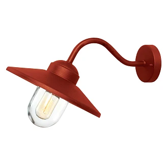 Elstead Vegglampe Klampenborg Rød