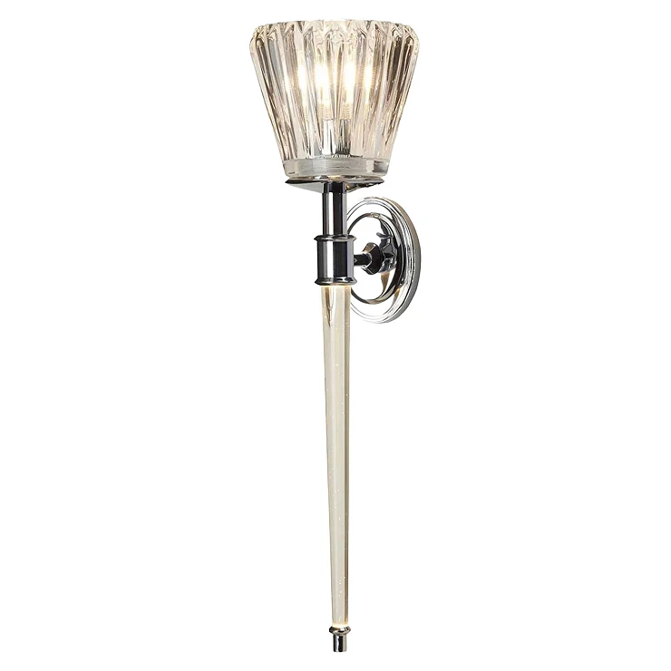 Elstead Vegglampe Agatha Polert Krom