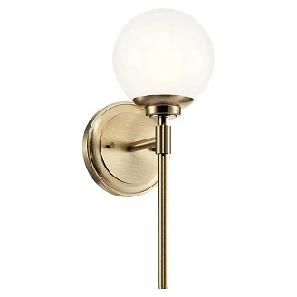 Kichler Vegglampe Benno Champagnebrons