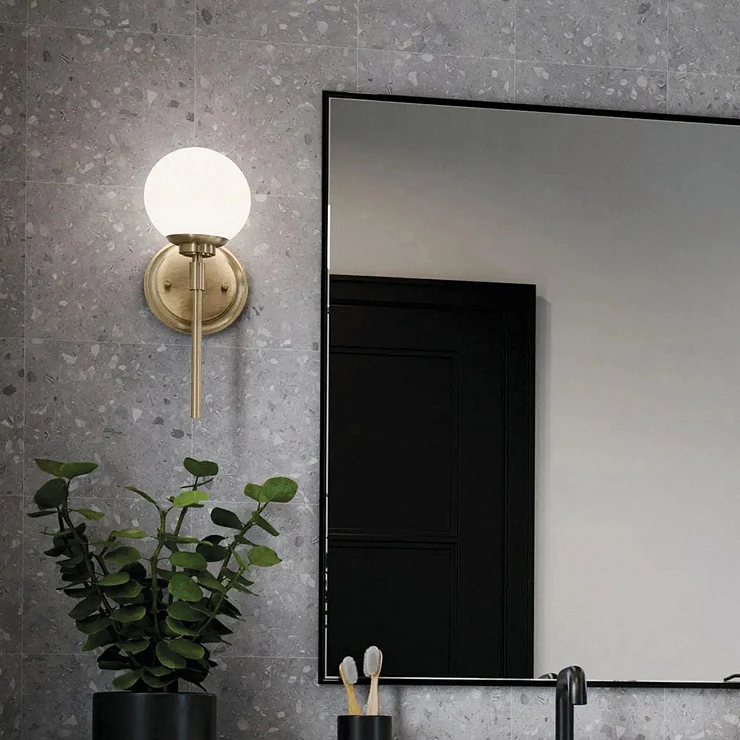 Kichler Vegglampe Benno Champagnebrons