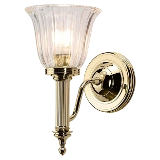 Elstead Vegglampe Carroll Polert Messing