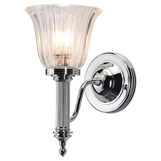 Elstead Vegglampe Carroll Polert Krom