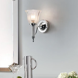 Elstead Vegglampe Carroll Polert Krom