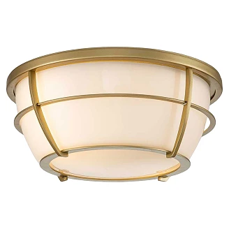 Quoizel Taklampe Duo Chance Malt Naturmessing