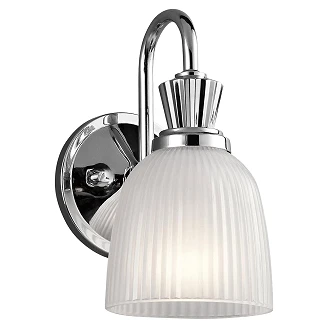 Kichler Vegglampe Cora Polert Krom