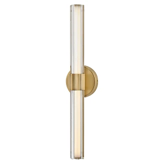 Hinkley Vegglampe Georgette Lackerad Messing 61 cm