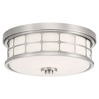 Quoizel Taklampe Duo Guardian Børstet Nikkel