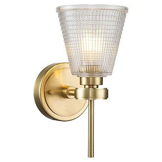 Elstead Vegglampe Gunnislake Børstet Messing