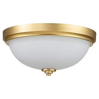 Feiss Taklampe Duo Malibu Beta Børstet Messing