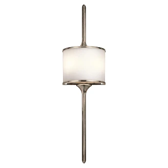 Kichler Vegglampe Duo Mona Alpha Klassisk Tinn