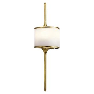 Kichler Vegglampe Duo S Mona Alpha Naturmessing