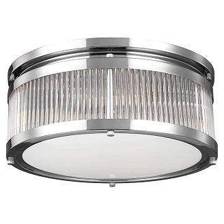 Feiss Taklampe Quadra Paulson Krom