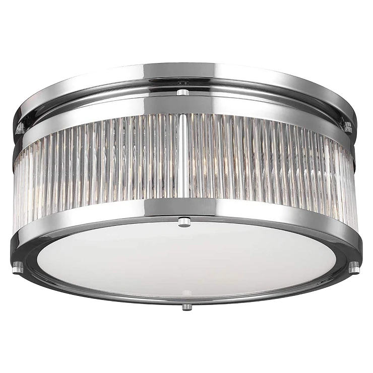 Feiss Taklampe Quadra Paulson Krom
