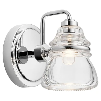 Kichler Vegglampe Talland Polert Krom